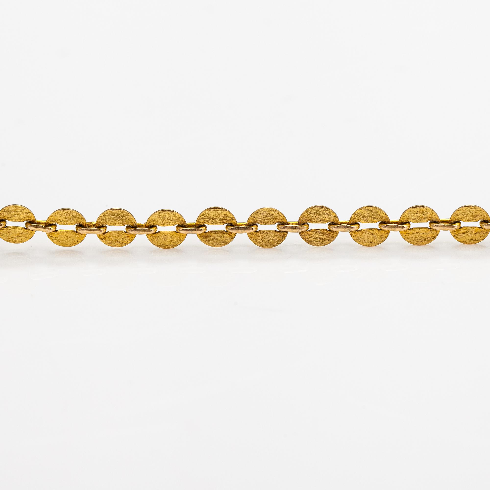 Björn Weckström, A 14K gold bracelet. Lapponia 1969.