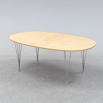 Bruno Mathsson, & Piet Hein, a 'Super ellpitical' coffee table from Mathsson International.