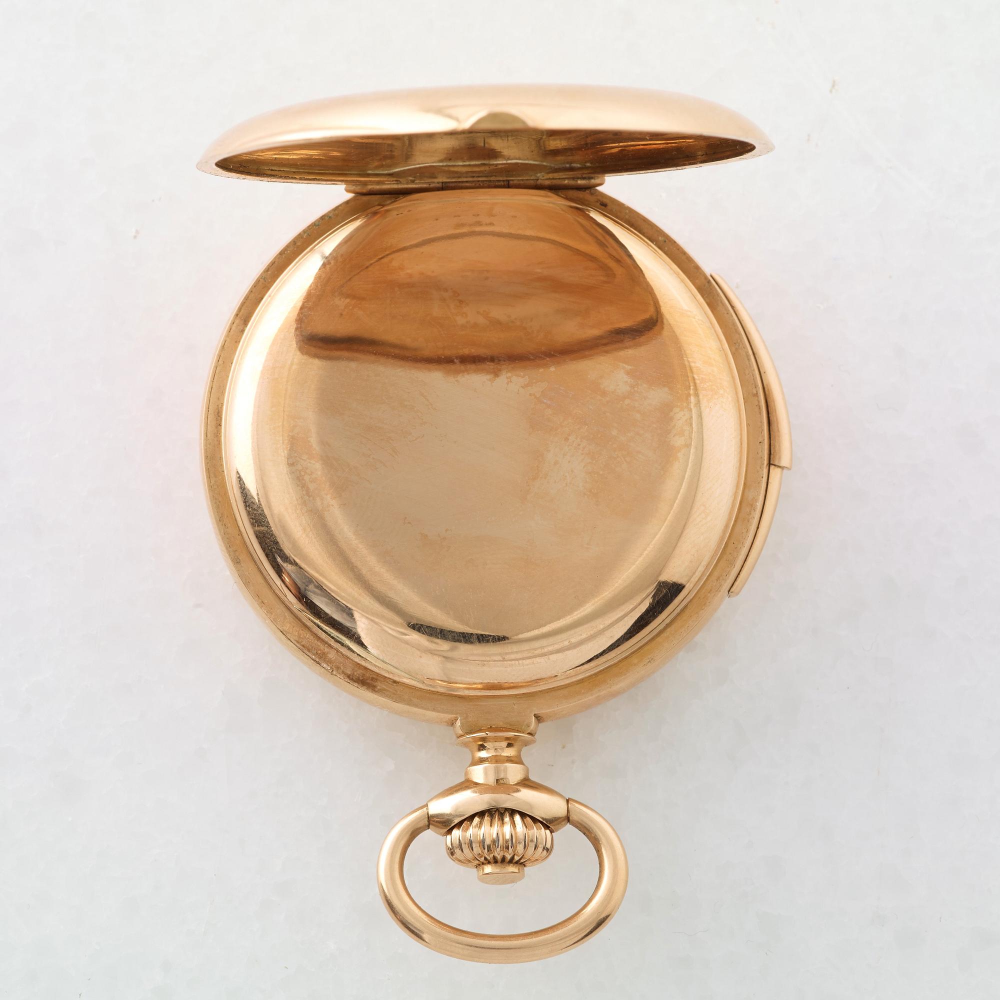 HAAS NEVEUX & Co, Genève, pocket watch, 51,5 mm, hunting case, calendar,