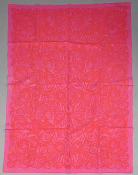 BORDDUKAR, 2 st, linnedamast, "Primavera" M.Metsovaara och "Timber" Dora Jung, Tampella, 1900-talets senare hälft.