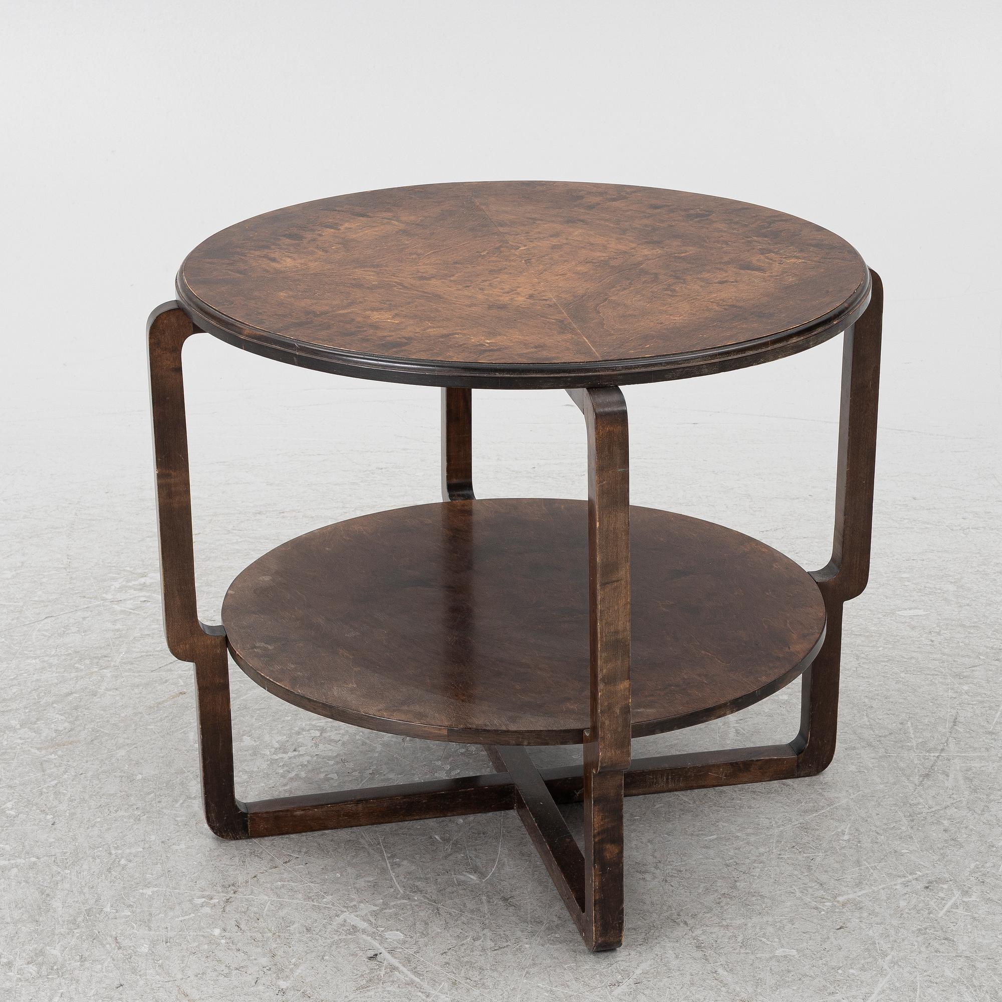 Coffee table, Functionalist, “Eino”, Asko, Finland, 1930s.