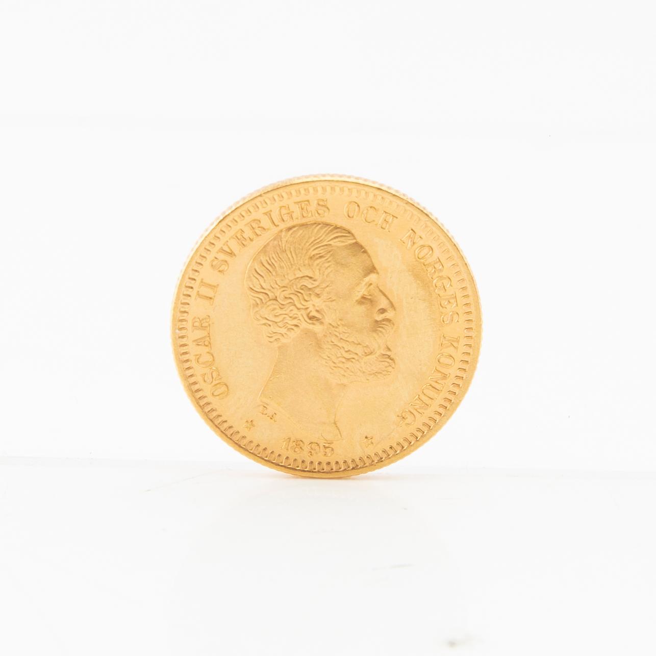 Gold coin 20 Kroner Norway 1895 Oscar II.