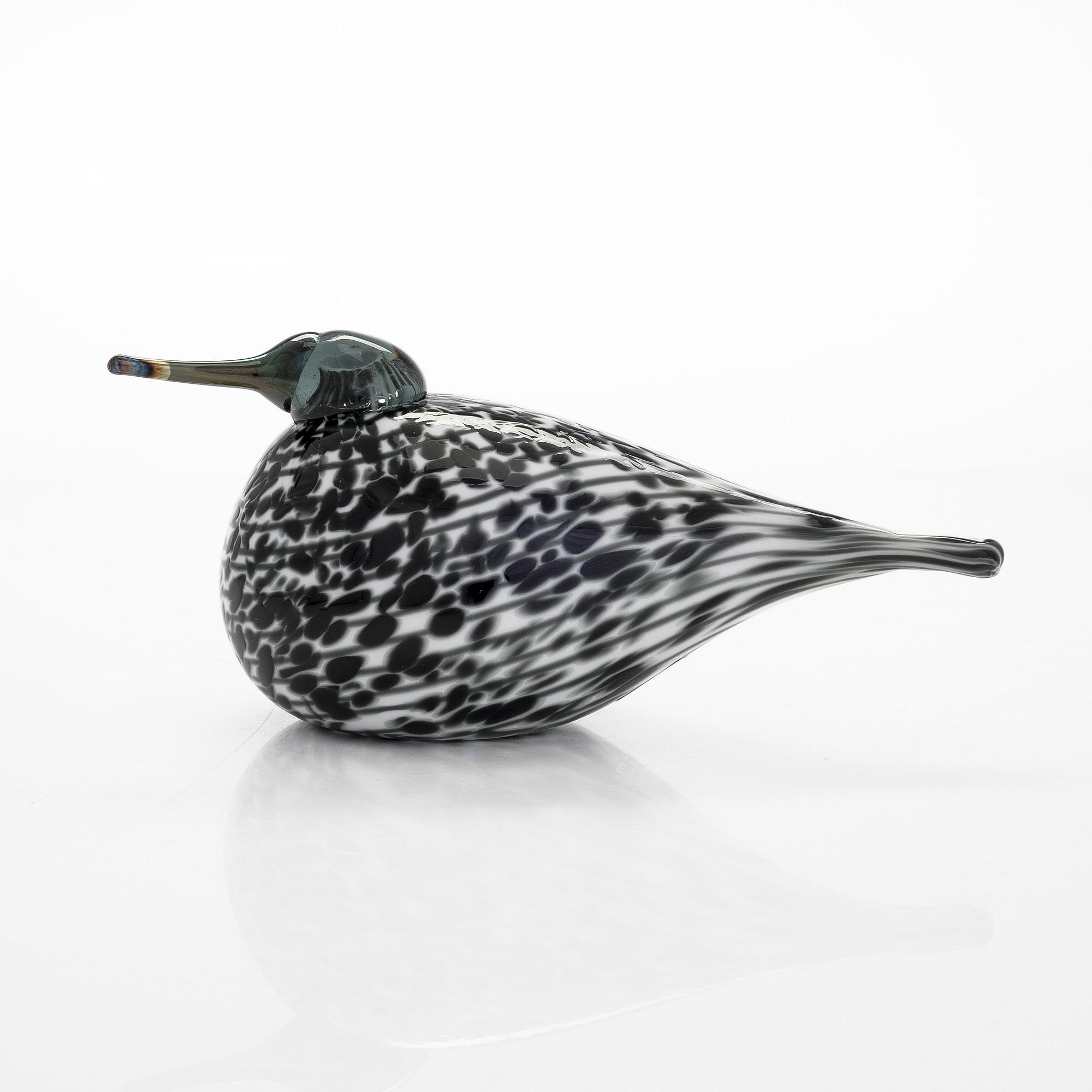 Oiva Toikka, a 'Mirella' glass bird, signed O. Toikka Nuutajärvi 2012.