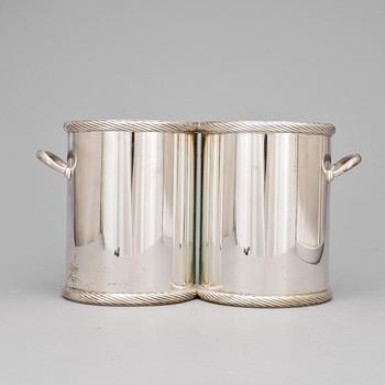 VINKYLARE, dubbel, nysilver. 1900-talets andra hälft.