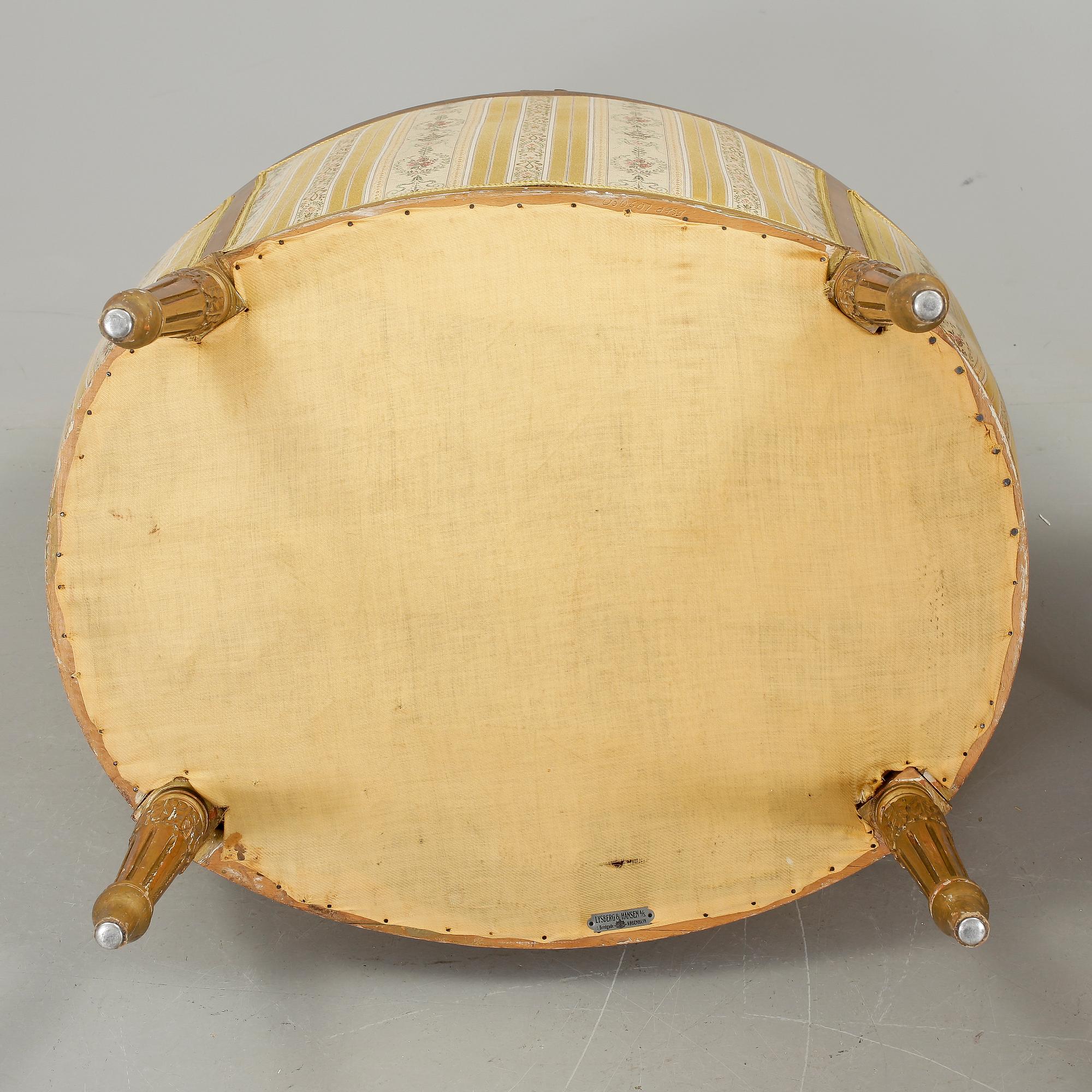 BERGERER, ett par, Louis XVI-stil, omkr år 1900.