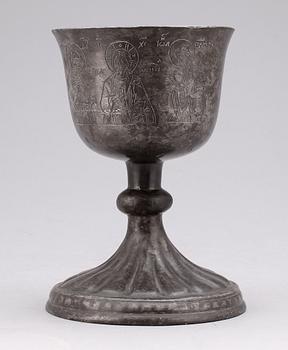 KALK, tenn, Ryssland, 1700/1800-tal.