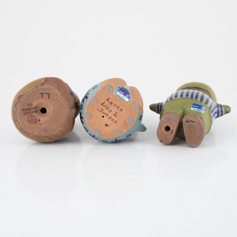 Lisa Larson, figuriner, 7 st, Gustavsberg.