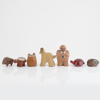 Lisa Larsson, figurines, 7 pieces, Gustavsberg.