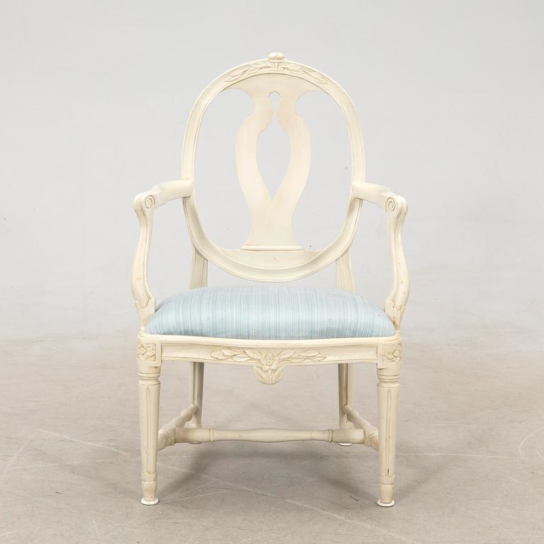 Armchair, Gustavian, Stockholm work, circa 1800.