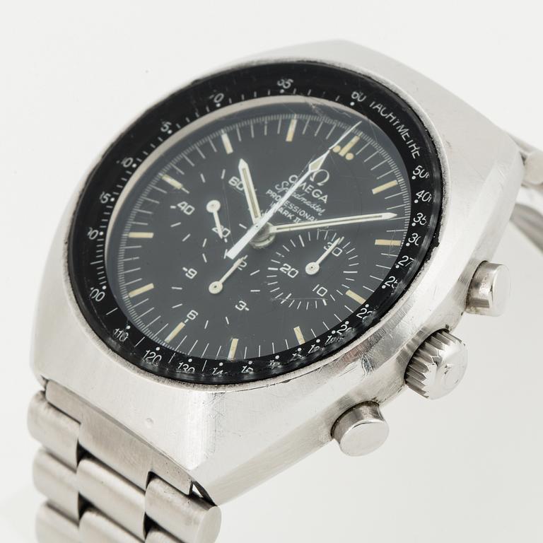 OMEGA, Speedmaster, Mark II, chronograph, wristwatch, 41 x 45 mm,