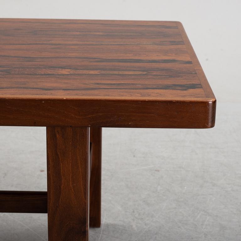 A rosewood coffee table, 1960's-80's.