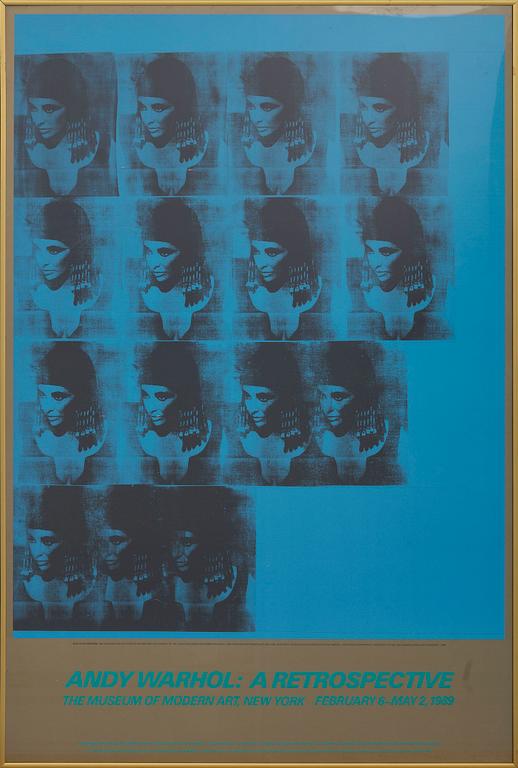 ANDY WARHOL, poster 1989.