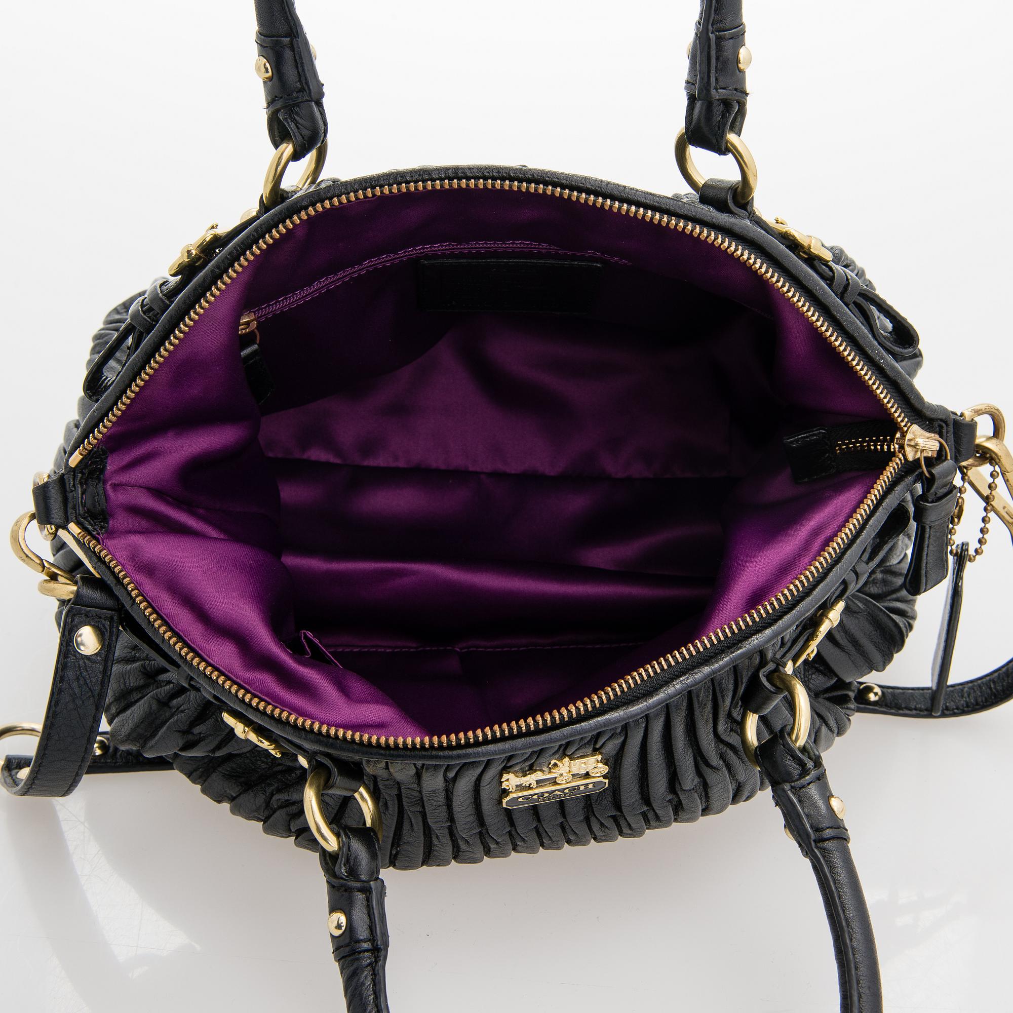 Coach Madison Gathered leather Sophia Satchel bag. Bukowskis