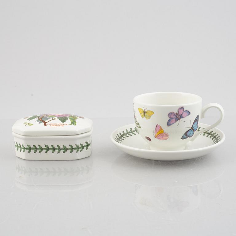 Susan Williams-Ellis, frukostservis, porslin, 25 delar," The Botanic Garden", Portmeirion, England.