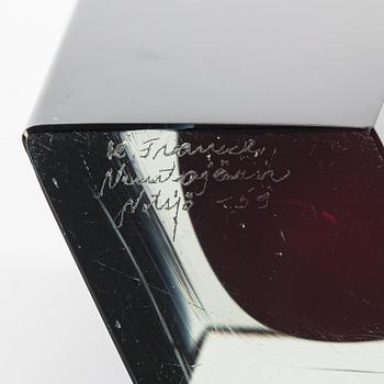 Kaj Franck, maljakko, "Prisma", signeerattu K. Franck Nuutajärvi Notsjö -59.