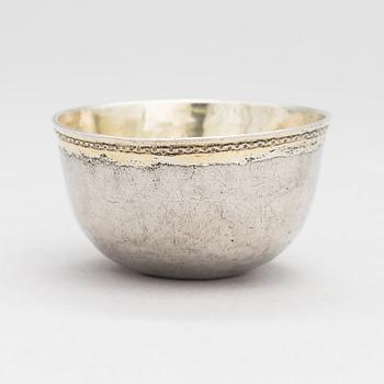 ANDERS CARLBORG, A silver thumbler, Turku 1768.