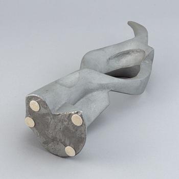 A JOHAN HELMER ZACKRISSON, "JACK ZAN" polished aluminium sculpture, signed.