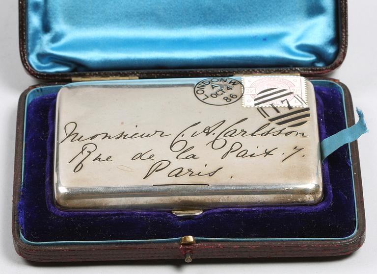 ETUI, silver. W.Thornhill & Co, London, England 1886.