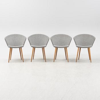 A set of four 'Miss Holly Upholstered' by Jonas Lindvall for Stolab designed 2018.