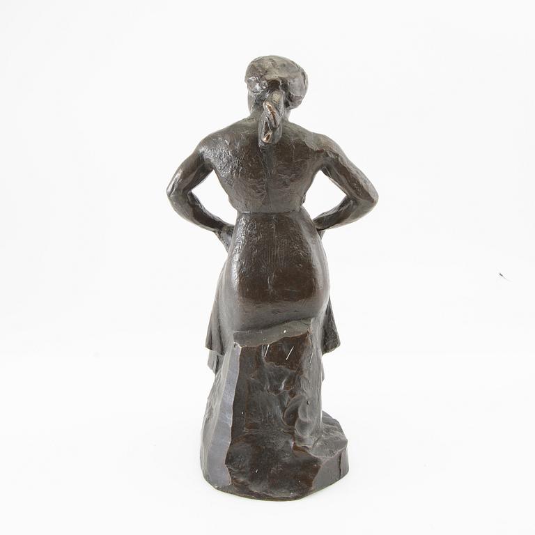 Manuel M Hugué Manolo, sculpture "Paysanne".