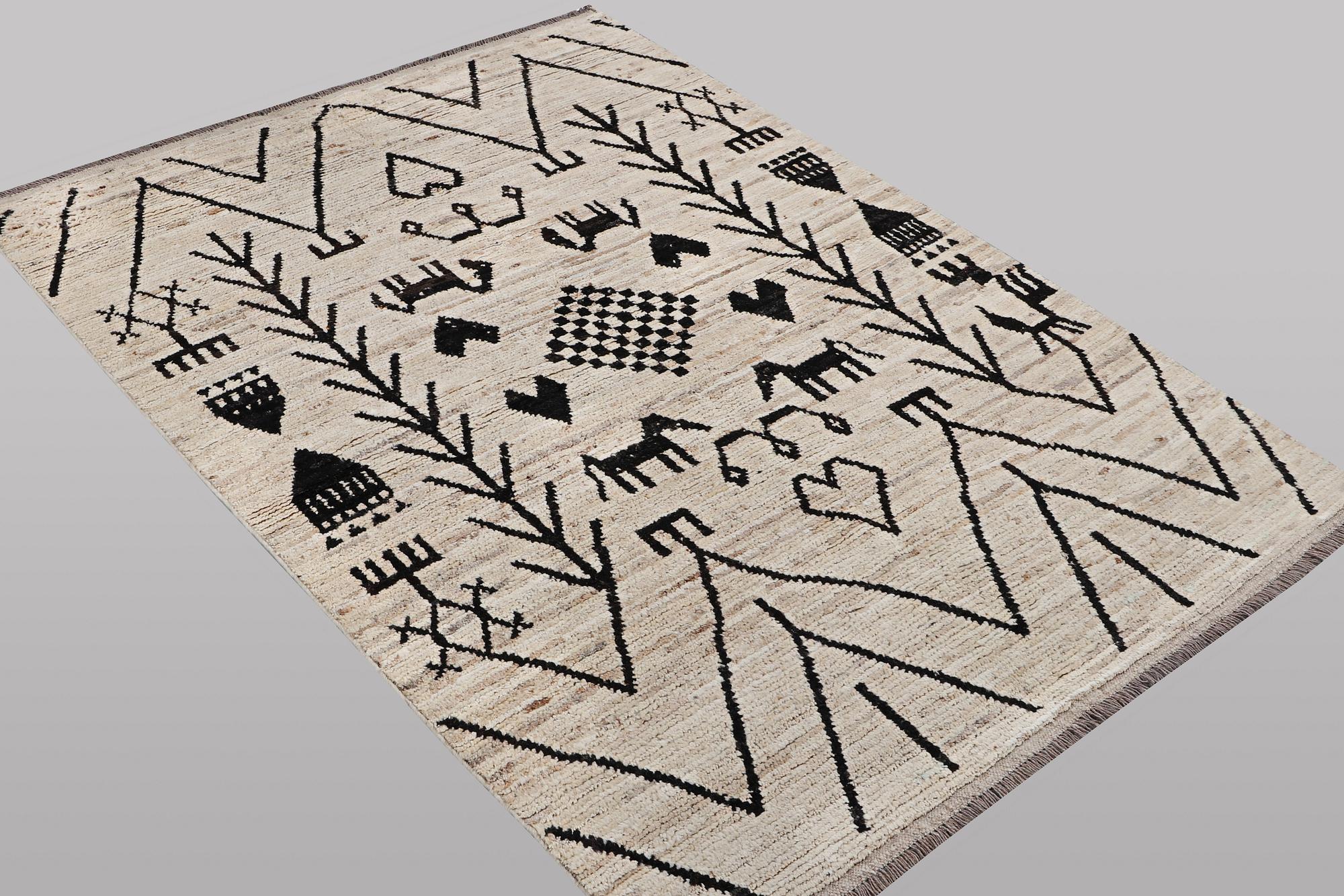A rug, Morocco, Berber, ca 232 x 162 cm.