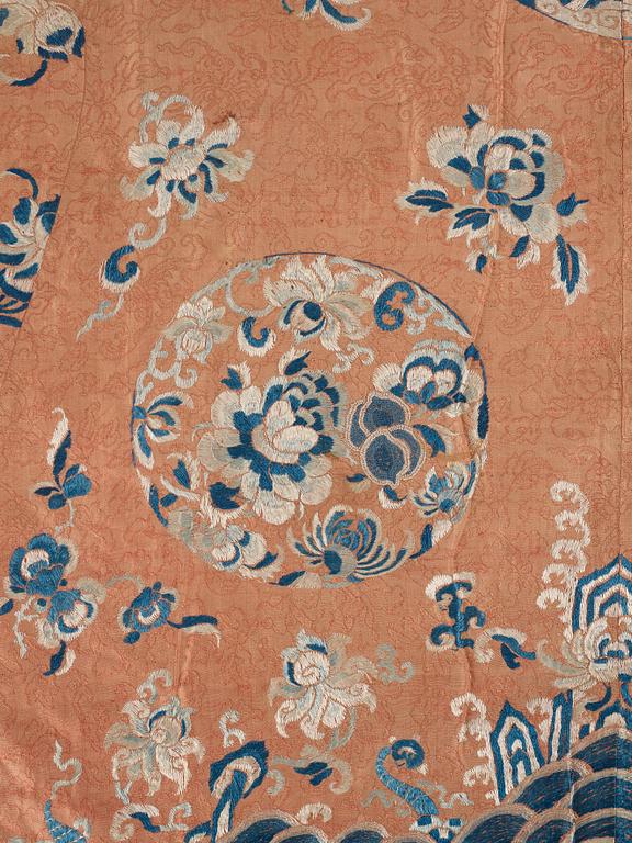 Broderi, siden. Qingdynastin, 1800-tal.