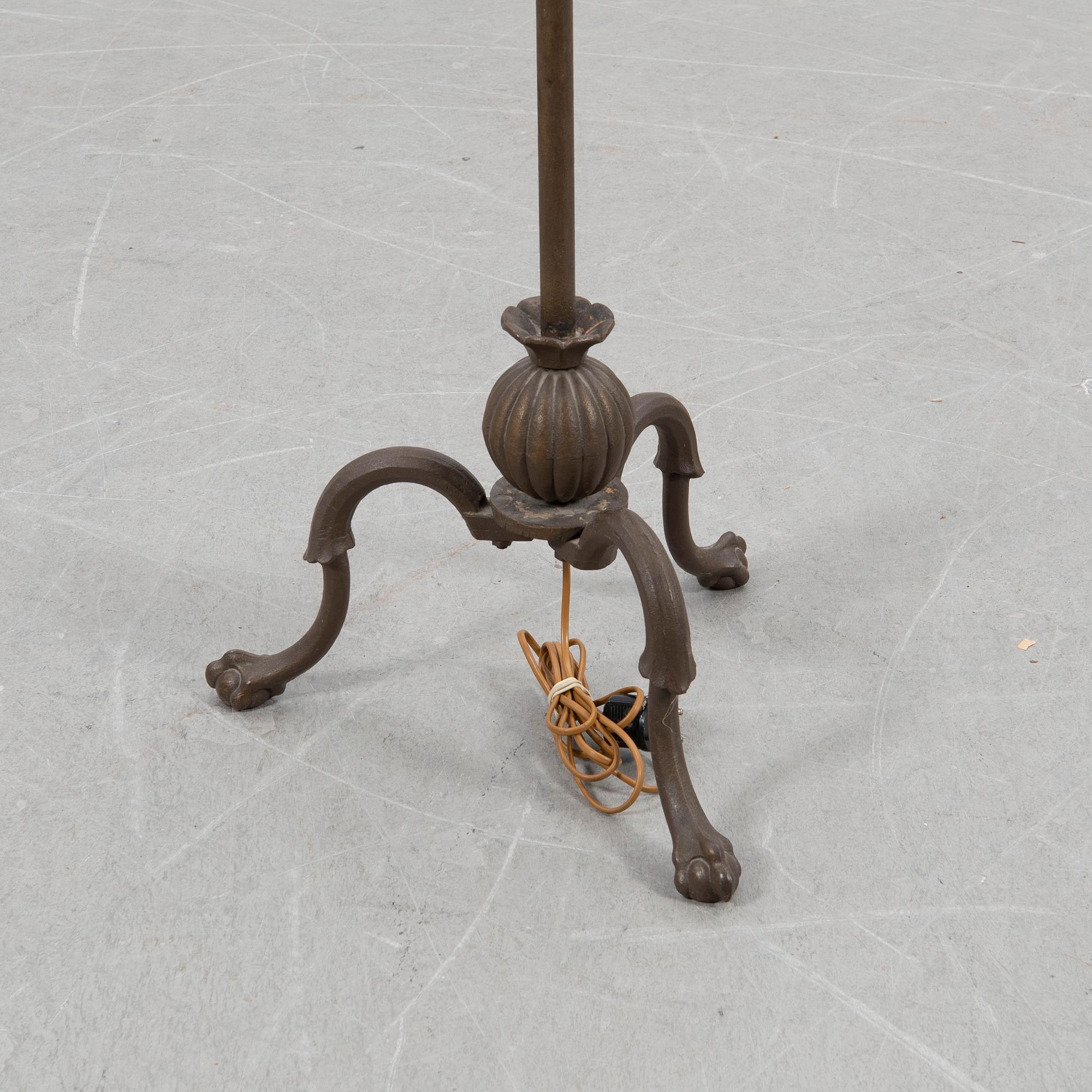 Floor lamp, first half of the 20th century.