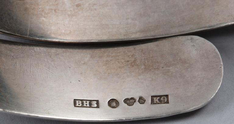 ARMBAND, silver. B Sörlings Konsthantverk, Stockholm 1960.
