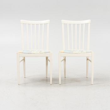 Carl Malmsten, a dining table with four chairs, 'Herrgården', Bodafors, second half of the 20th century.