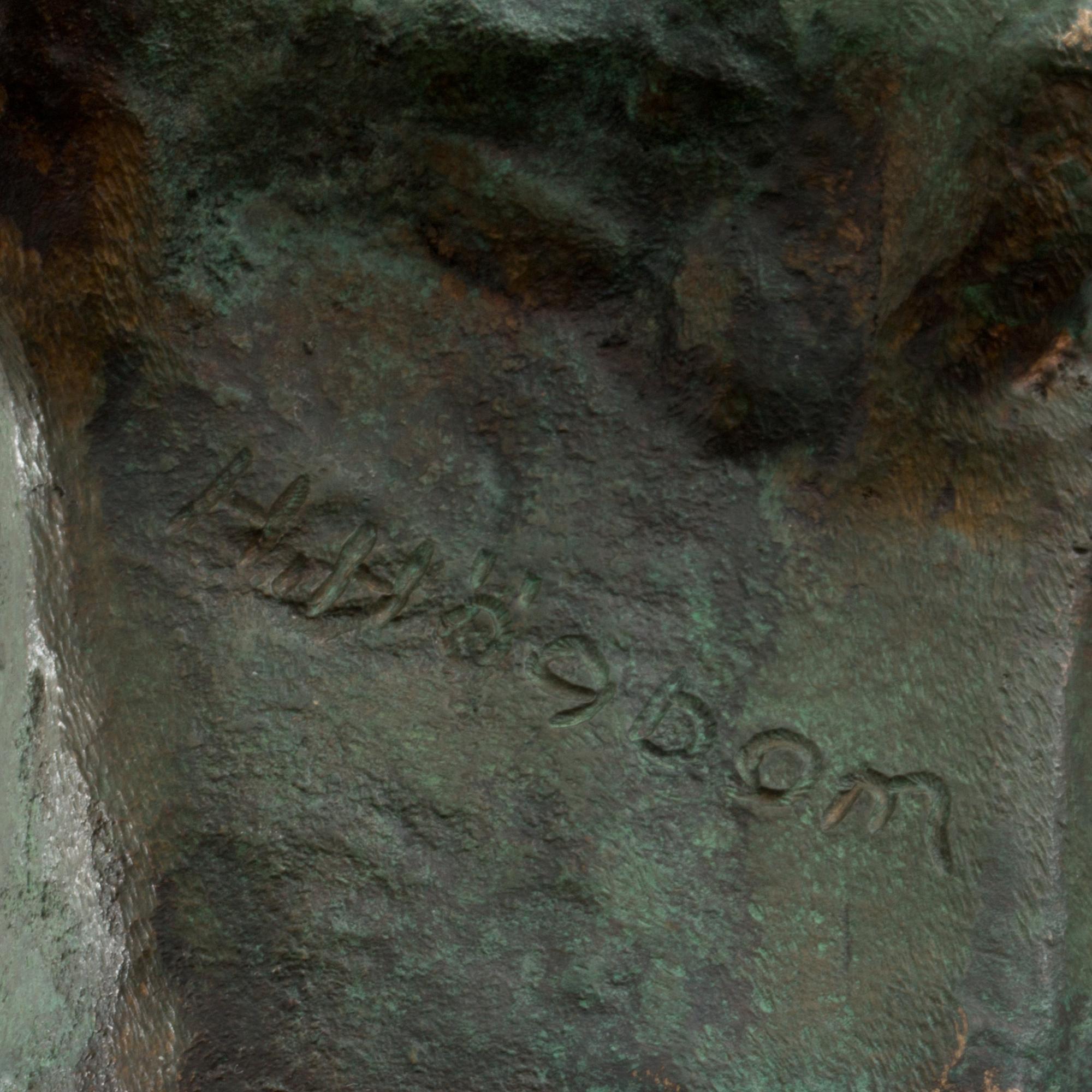 HELGE HÖGBOM), brons, signerad.