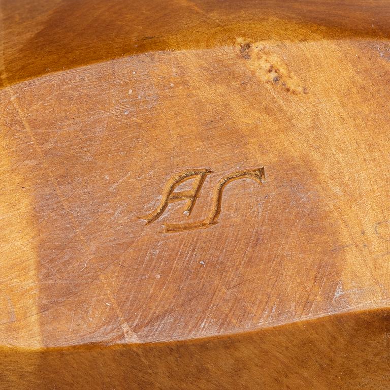 Anders Sunna, saltflaska, signerad.