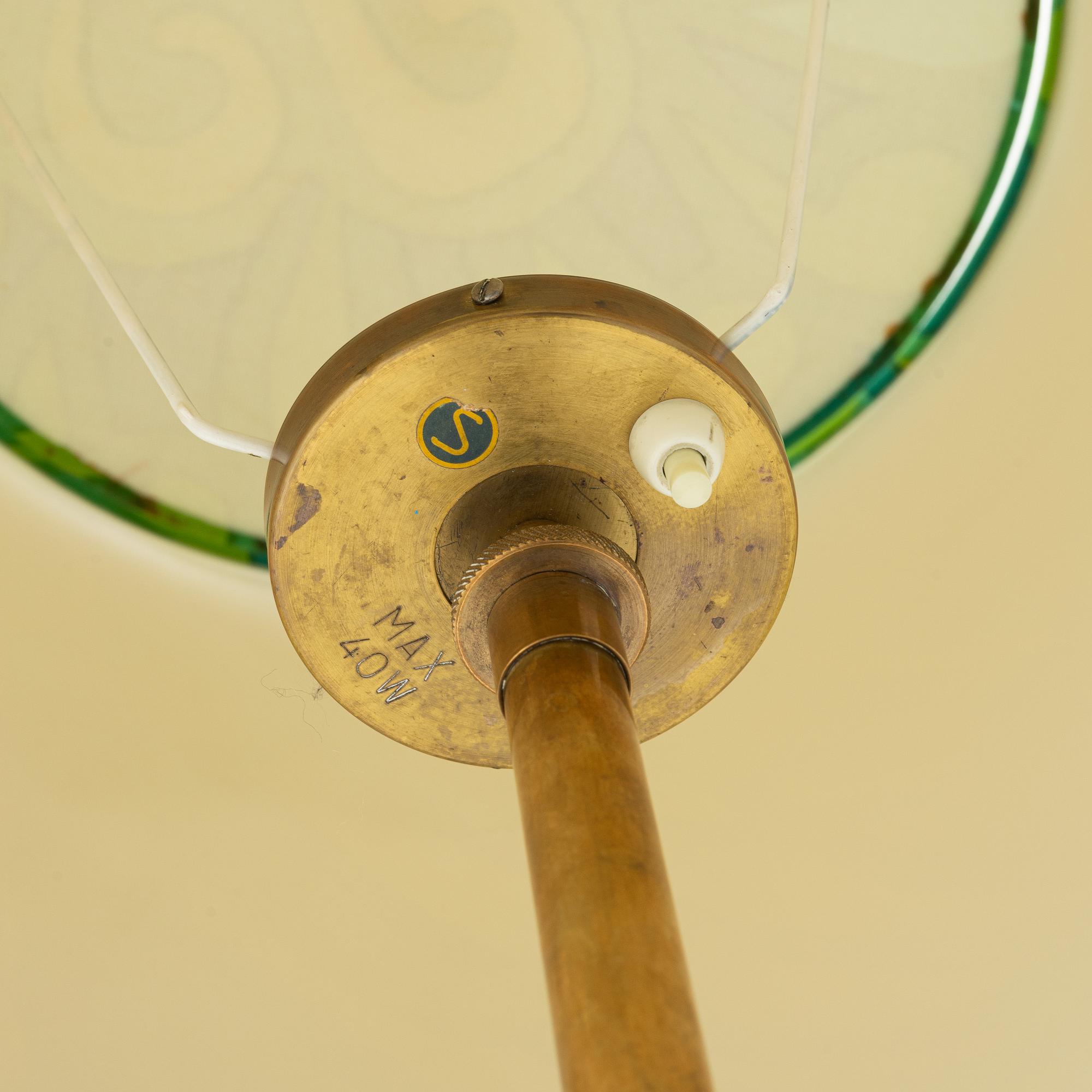 Floor lamp, HW lighting fixture, second half of the 20th century.
