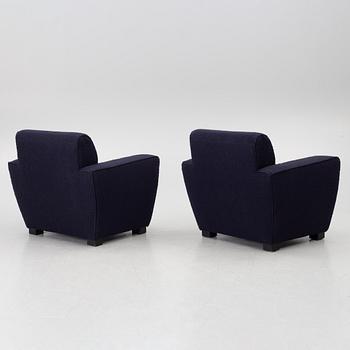 Fredrik Carlström, a pair of "Josefina" armchairs, Austere.