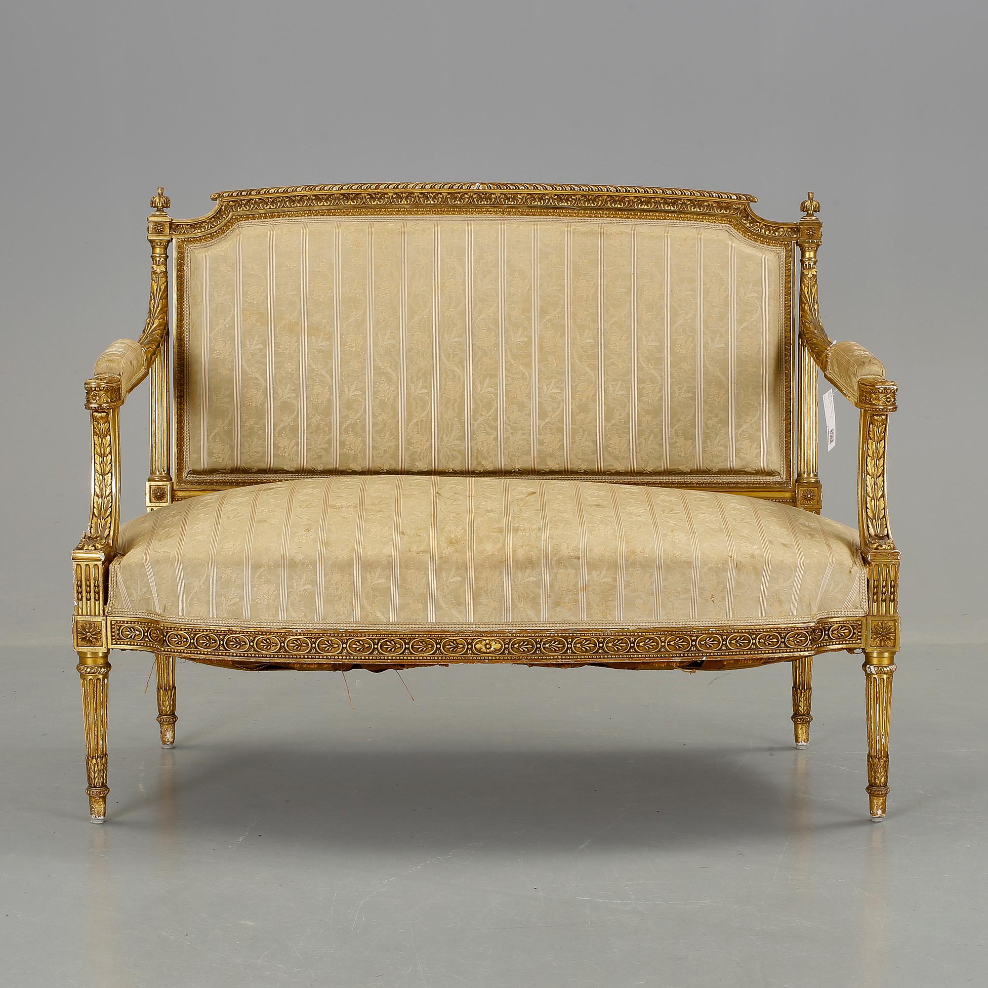 SOFFA, Louis XVI-stil, 1900-tal.