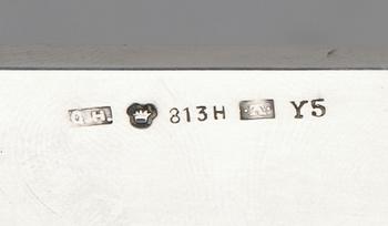 SKRIVSTÄLL, silver samt glas, Gösta Helenius, Åbo 1928.