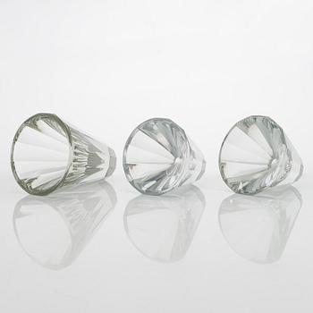 Tapio Wirkkala, maljakoita, 3 kpl, 3554, signeerattu Tapio Wirkkala Iittala.