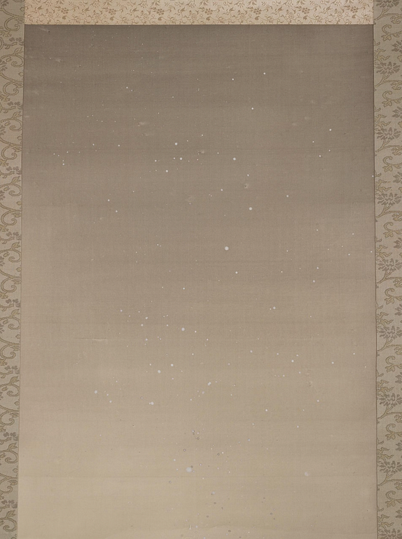 Målning, signerad Mio Goseki (1885-1946). Japan, 1900-tal. .