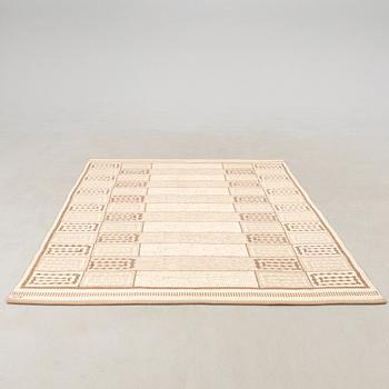 Rug, röllakan, signed WF, approx. 237x161 cm.