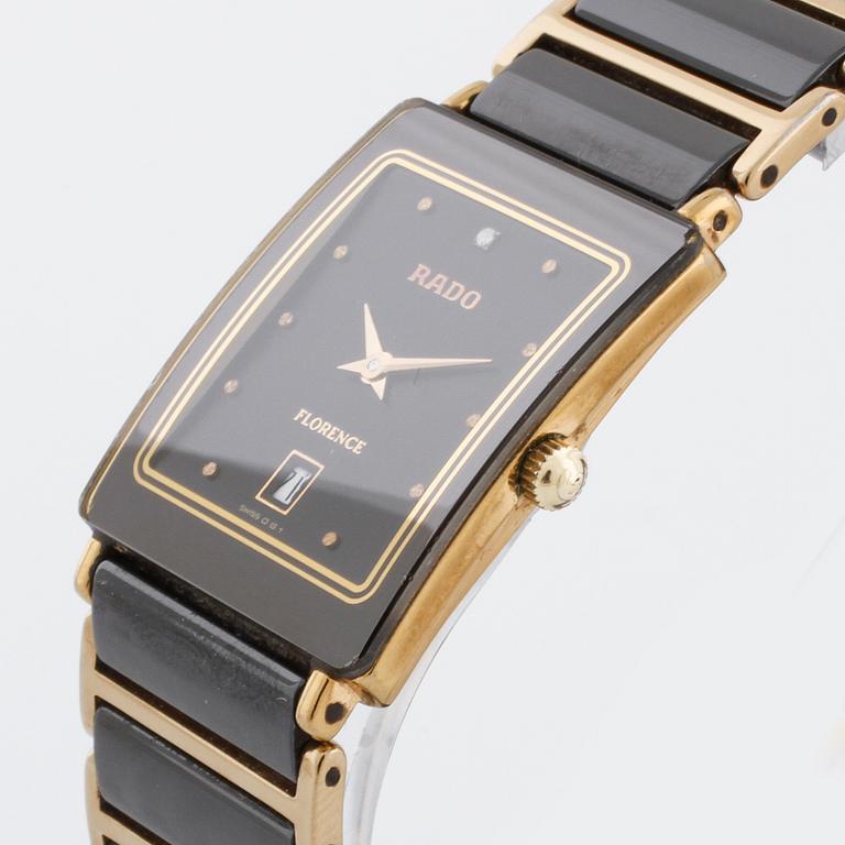 RADO, Florence, armbandsur, 24 x 28,5 (39) mm.