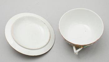 LOCKSKÅL, porslin, Kina, Kanton, 1800-tal.