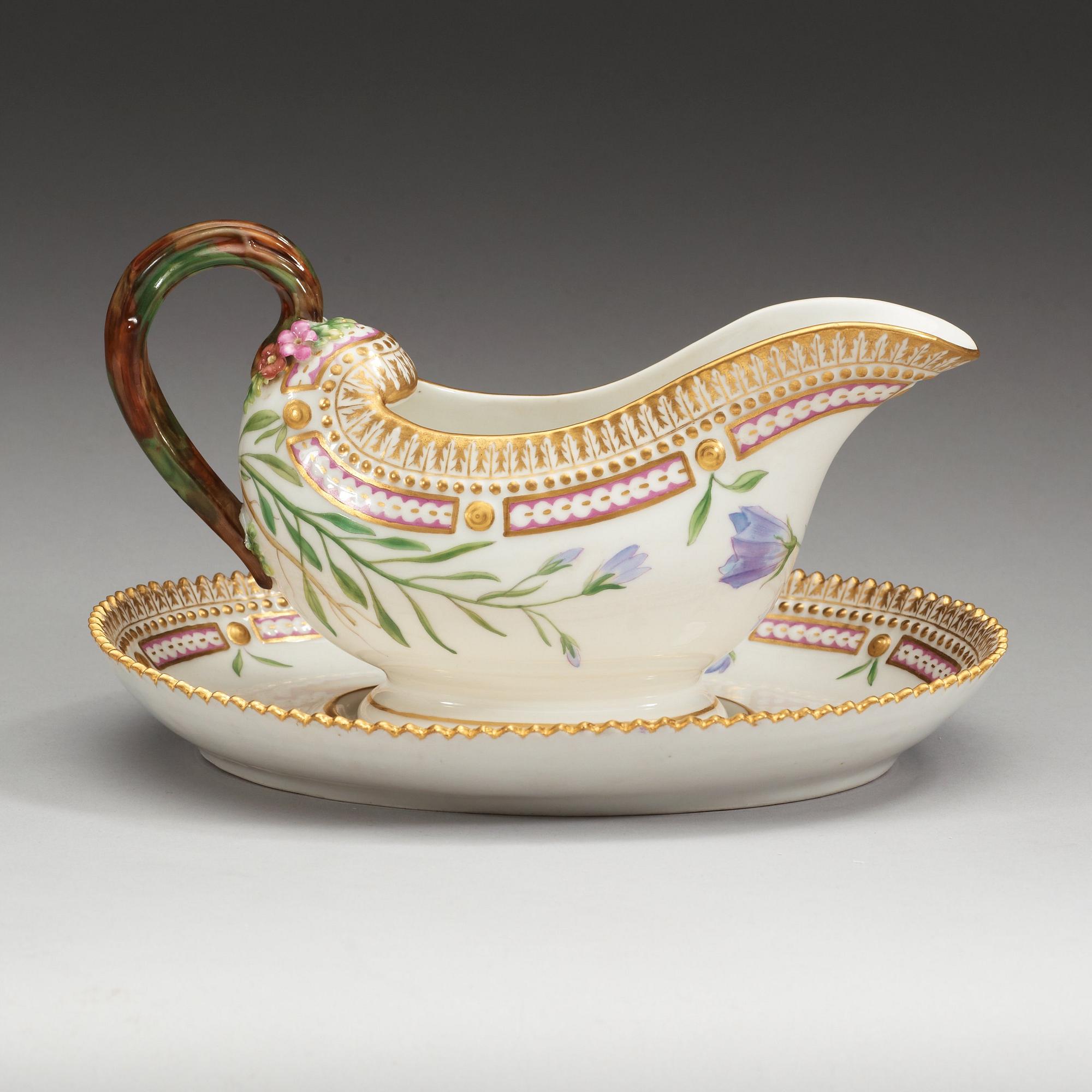 SÅSSNIPA, porslin. "Flora Danica", Kungl Dansk, 1900-tal.