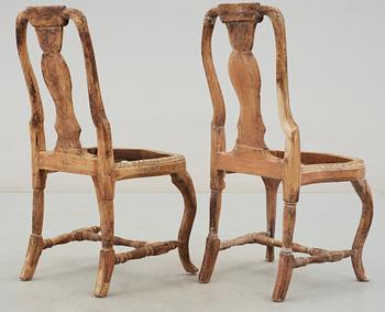 STOLAR, 2 st, senbarock, 1700-tal.