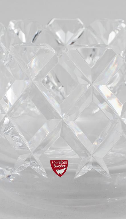 SKÅL, glas, "Sofiero", Gunnar Cyrén, Orrefors, 1900-talets andra hälft.