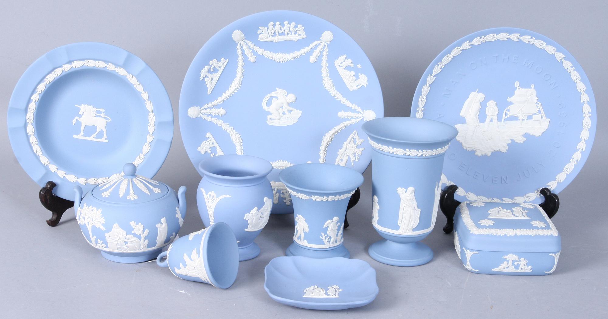 PARTI PORSLIN, 9 delar, Wedgwood.