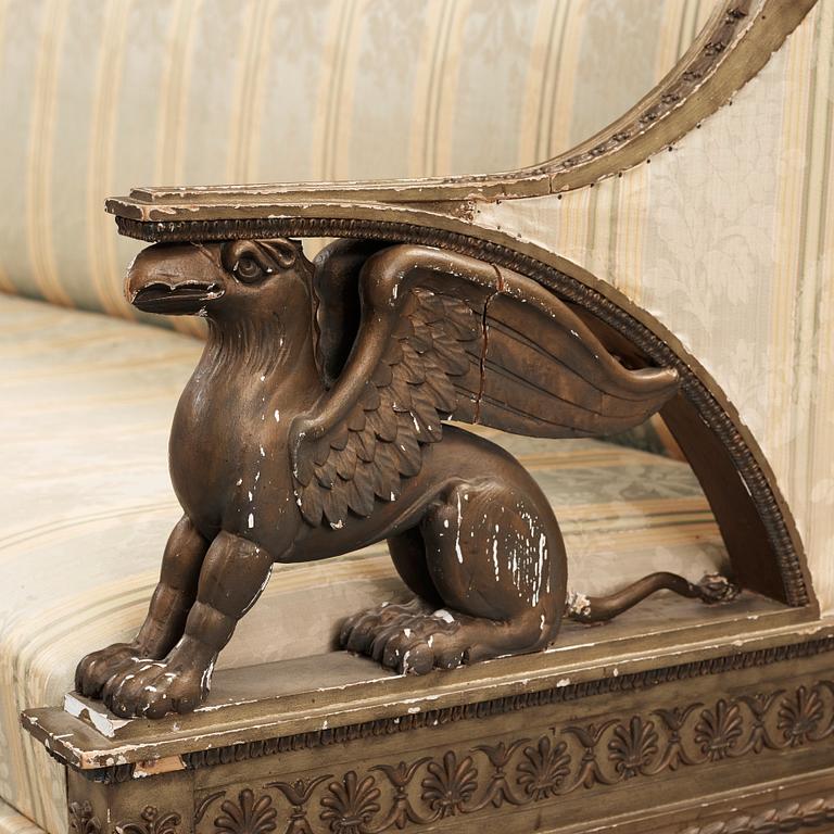 A late Gusta early 19th century sofa.