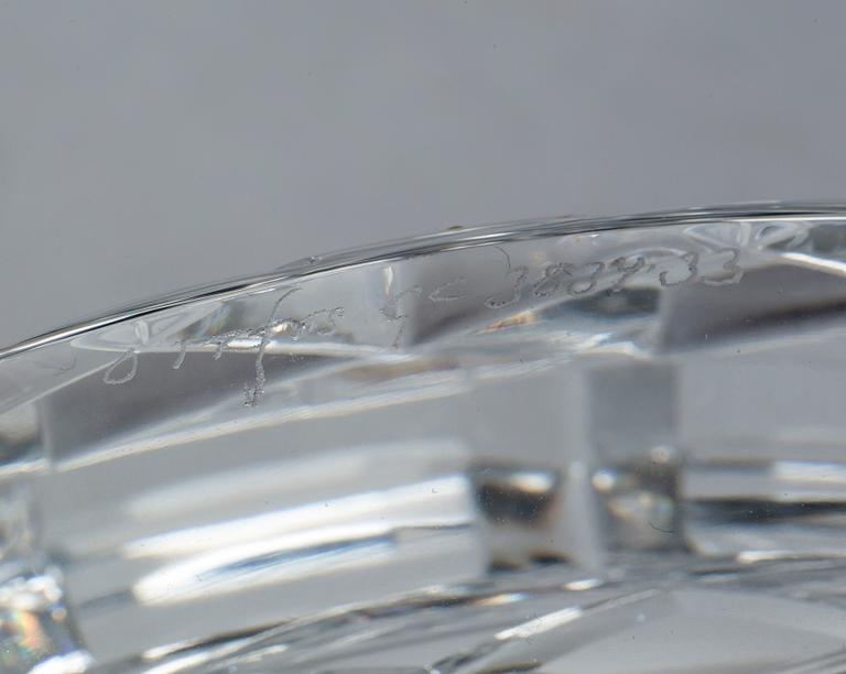 SKÅL, glas, "Sofiero", Gunnar Cyrén, Orrefors, 1900-talets andra hälft.