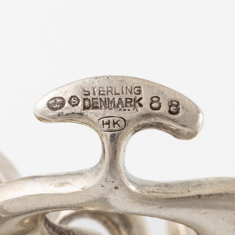 Henning Koppel, a bracelet "Splash", sterling silver, for Georg Jensen & Wendel, Denmark 1945 - 1951.