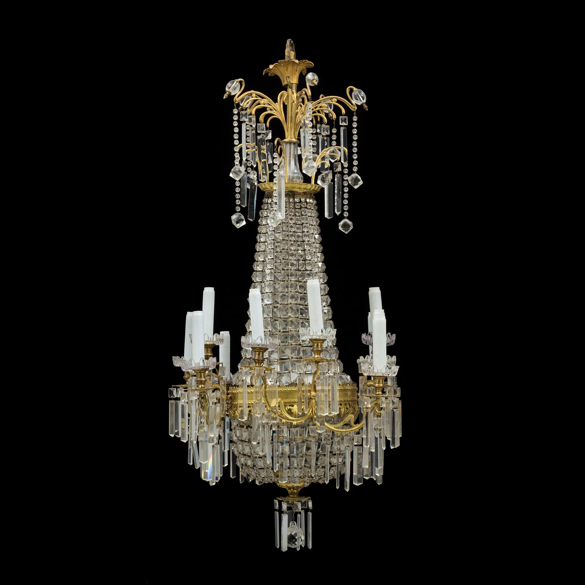 An early 20th century ceiling light.