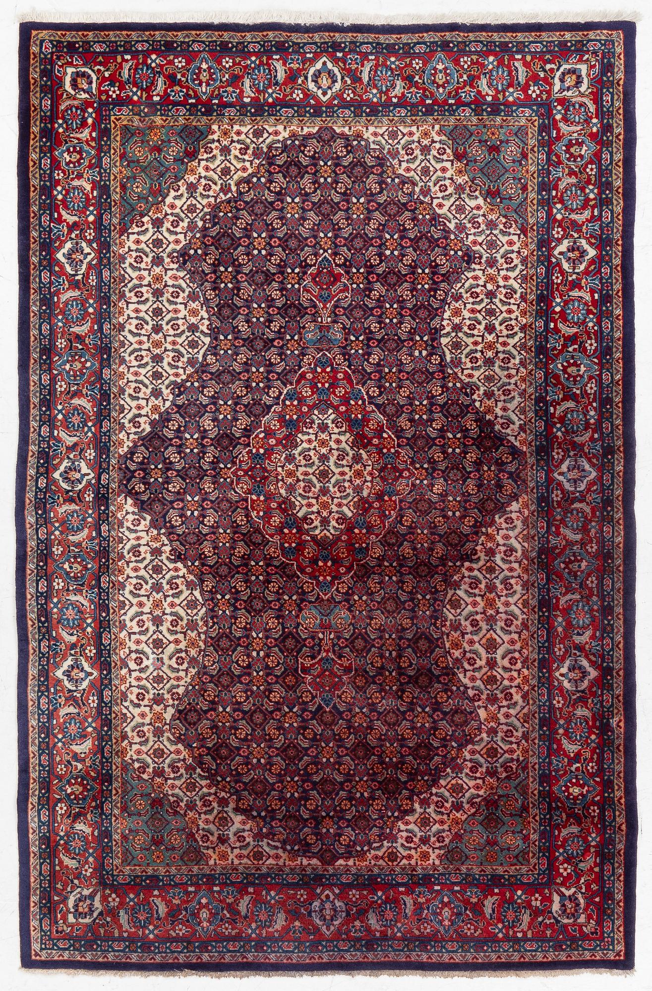 Carpet, Bidjar, approx. 212 x 138 cm.