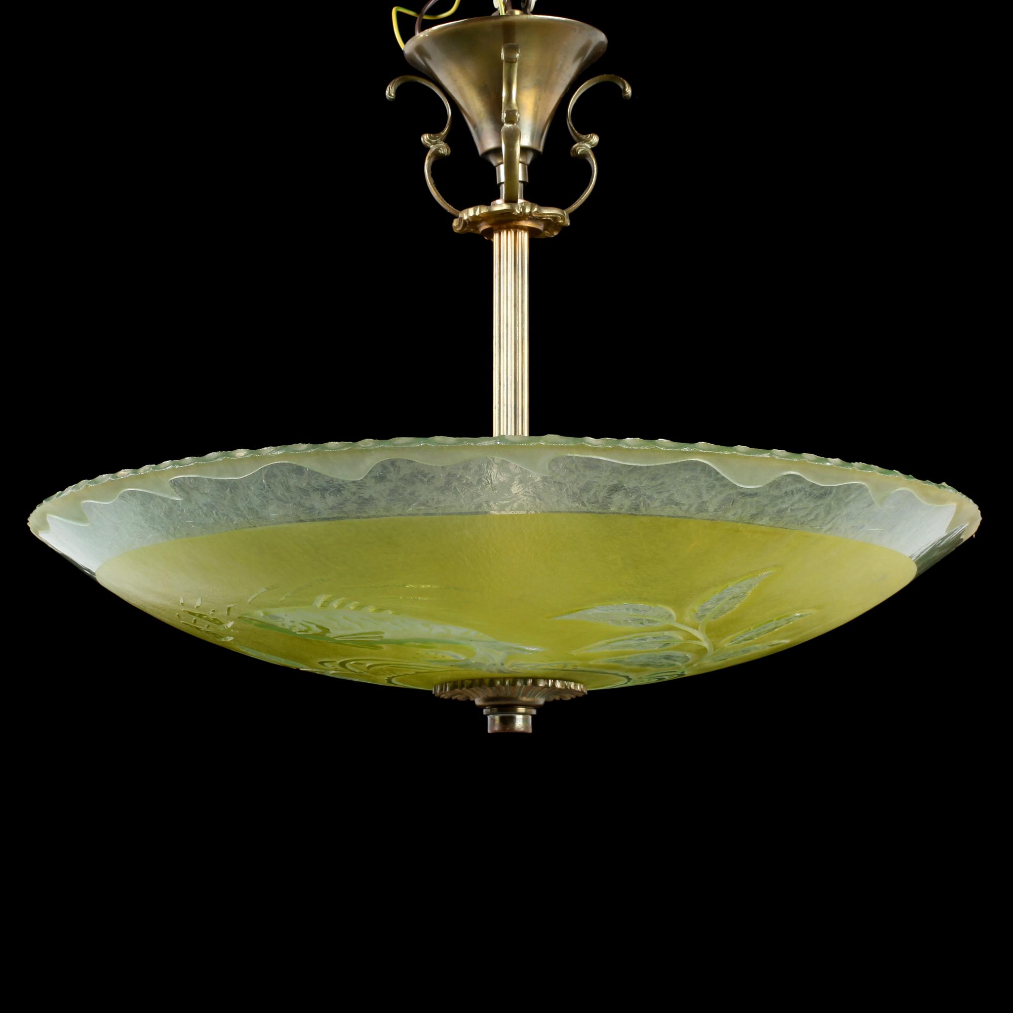TAKPLAFOND, 1940/1950-tal, höjd ca 50 cm.
